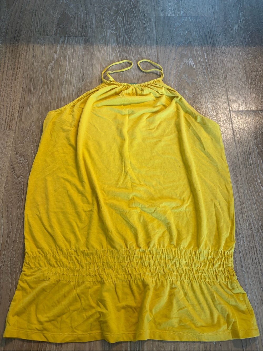 United Colors Of Benetton Yellow Tank Top